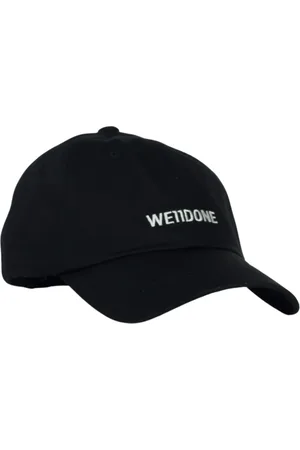 We11 Done Accessoarer, Herr, ONE Size, Bomull, Grundläggande Logo Keps Svart