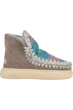 Mou Skor, Dam, 41 EU, Läder, Regnbåge Eskimo Sneakers