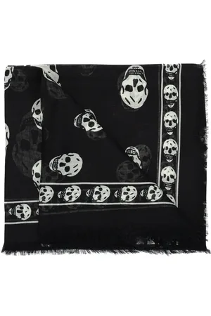 Alexander McQueen Accessoarer, Herr, ONE Size, Halsduk med logotyp