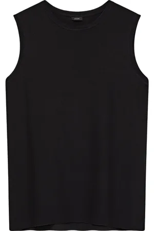 Joseph Topp, Dam, XL, Silk Crepe de Soie Ärmlös Blus