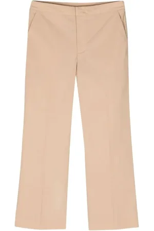 Twin-Set Byxor, Dam, S, Bomull, Ginger Root Straight Pants