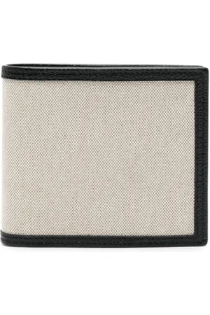 Thom Browne Accessoarer, Herr, ONE Size, Läder, Klassisk Bifold Plånbok