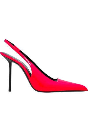 Saint Laurent Skor, Dam, 37 EU, Läder, Rosa Läderpumps Ss22