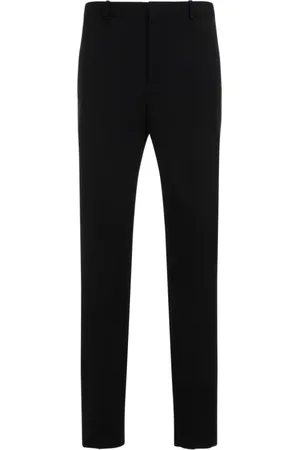 Saint Laurent Byxor, Herr, L, Svart Ullbyxor Tux