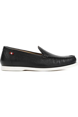 Bally Skor, Herr, 41 EU, Läder, Svarta Läderloafers Nadim Mocassin