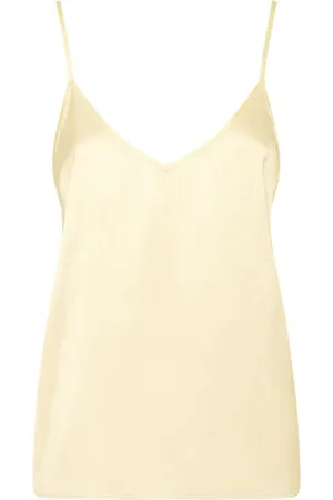 MVP Wardrobe Topp, Dam, XS, Linne, V-ringad Ribaud Tank Top