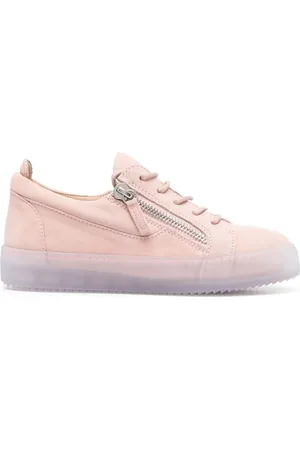 Giuseppe Zanotti Skor, Dam, 37 1/2 EU, Läder, Stängda Platta Sneakers Stil Komfort
