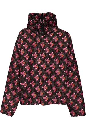 Moschino Jacka, Herr, L, Nylon, Illustrerade Djur Windbreaker