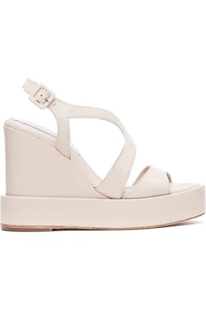 Paloma Barceló Skor, Dam, 40 EU, Läder, Kilklack Sandaler med Spänne