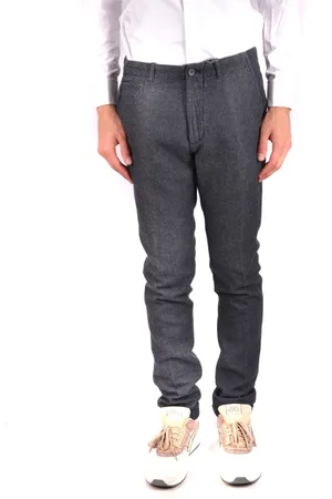 D.A. Daniele Alessandrini Byxor, Herr, M, Slim-Fit Stiliga Byxor Uppgradering