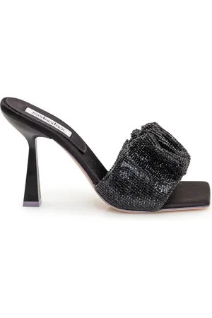 Sebastian Skor, Dam, 36 EU, Svarta klackmules med strass