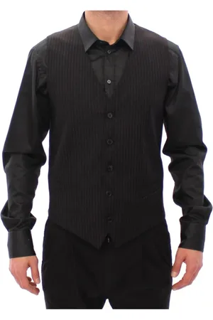 Dolce & Gabbana Kostym, Herr, M, Randig Ullväst