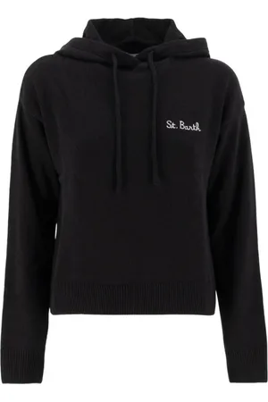 MC2 SAINT BARTH Sweatshirts & Hoodies, Dam, L, Kashmir, Lyxig Ull Kashmir Hoodie