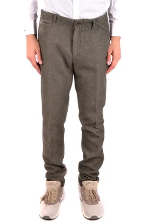 D.A. Daniele Alessandrini Byxor, Herr, S, Slim-Fit Stiliga Byxor Uppgradering