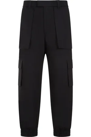 Alexander McQueen Byxor, Herr, L, Bomull, Svarta Cargo Byxor Aw23