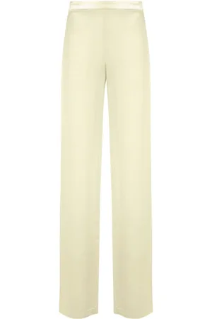 MVP Wardrobe Byxor, Dam, S, Elegant Viscose Straight Leg Byxor