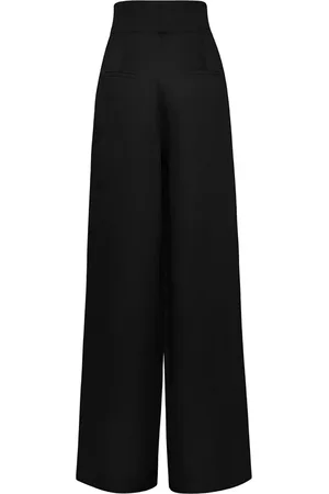 MVP Wardrobe Byxor, Dam, S, Bomull, Elegant High-Waisted Palazzo Pants