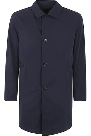 Kired Kappa, Herr, L, Blå Trenchcoat