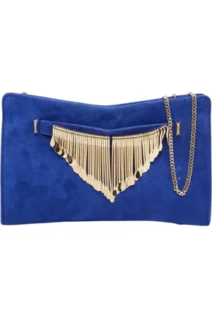 Jimmy Choo Pre-owned, Dam, ONE Size, Pre-owned Tyg kuvertvskor