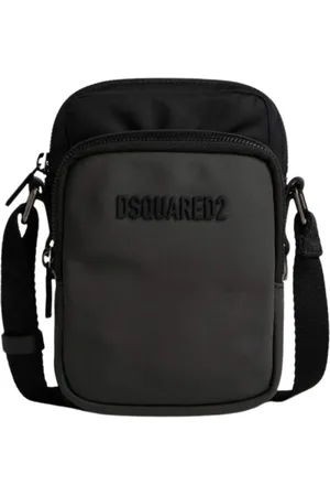Dsquared2 Väska, unisex, ONE Size, Läder, Läder Crossbody Väska med Dragkedja