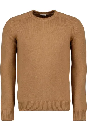 Saint Laurent Stickade tröjor & koftor, Herr, M, Brun Pullover Tröja