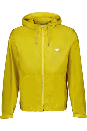 Prada Jacka, Herr, L, Nylon, Återvunnen Nylon Huva Jacka