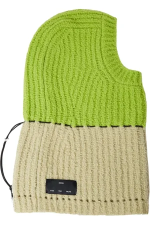 SONG FOR THE MUTE Accessoarer, Herr, ONE Size, Polyester, Tjockstickad Balaclava