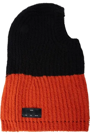 SONG FOR THE MUTE Accessoarer, Herr, ONE Size, Polyester, Tjockstickad Balaclava