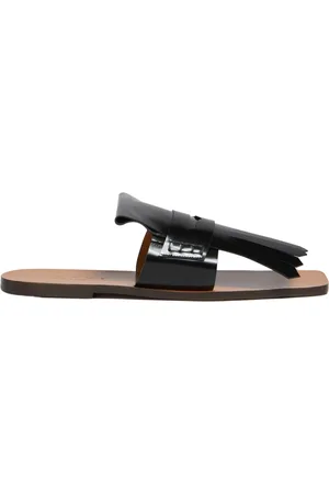 Marni Skor, Dam, 38 1/2 EU, Läder, Läder Bambi Sandal