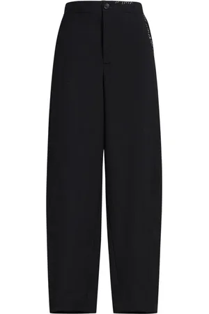 Marni Byxor, Dam, M, Rayon, Tropiska Yllebyxor med Lagning
