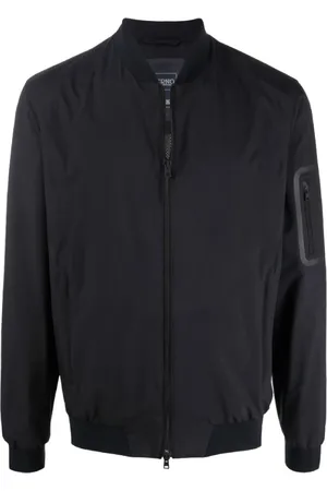 HERNO Jacka, Herr, L, Polyester, Mörkblå Windstopper Bomberjacka