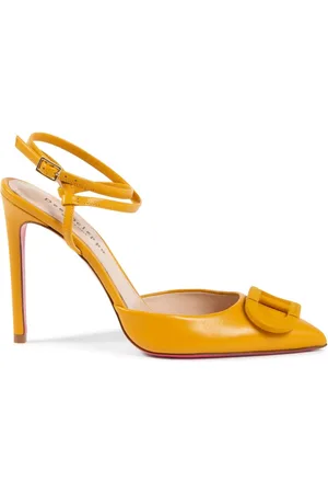 DEE OCLEPPO Skor, Dam, 38 EU, Senap Snörning Stiletto Pump