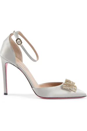 DEE OCLEPPO Skor, Dam, 37 EU, Kristallbåge Satin Pump Rosa Sula