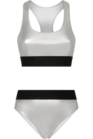 Dolce & Gabbana Badkläder, Dam, M, Läder, Stiligt Bikini Badkläder
