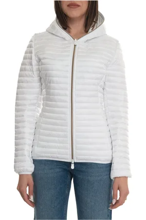 save the duck Jacka, Dam, XL, Polyester, Quiltad jacka med fast huva