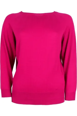 ALPHA STUDIO Stickade tröjor & koftor, Dam, 2Xs, Bomull, Båthals Bomullsweater