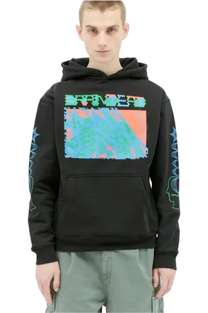 Brain Dead Sweatshirts & Hoodies, Herr, L, Bomull, Grafiskt Tryck Hoodie