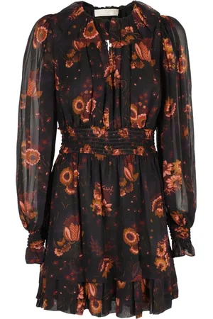 ULLA JOHNSON Klänning, Dam, M, Polyester, Stilren Adara Klänning för Kvinnor