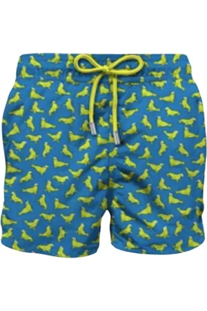 MC2 SAINT BARTH Badkläder, Herr, M, Mäns Strand Shorts Micro Mönster