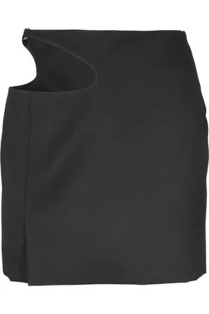 Low Classic Kjol, Dam, M, Mini Curve Hole Jeans