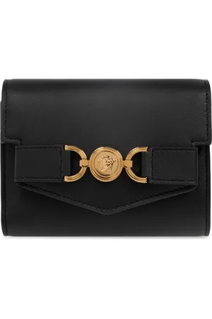 VERSACE Accessoarer, Dam, ONE Size, Bomull, Plånbok med logotyp