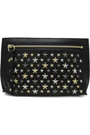 Jimmy Choo Pre-owned, Dam, ONE Size, Pre-owned Laeder kuvertvskor