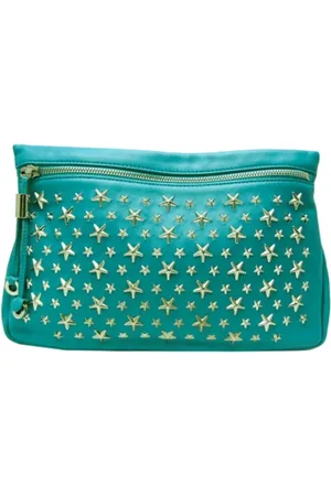 Jimmy Choo Pre-owned, Dam, ONE Size, Pre-owned Laeder kuvertvskor