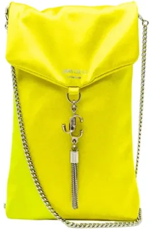 Jimmy Choo Pre-owned, Dam, ONE Size, Pre-owned Satin kuvertvskor