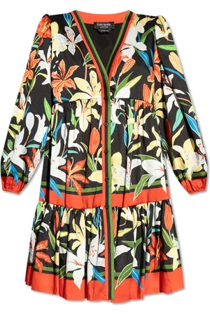 Kate Spade Klänning, Dam, S, Polyester, Blommigt Mönster Klänning