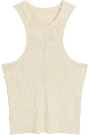 Soulland Topp, Dam, M/L, Polyester, Ärmlös Ribbstickad Topp