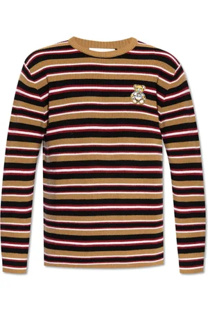 Moschino Stickade tröjor & koftor, Herr, M, Randig tröja