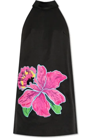 Kate Spade Klänning, Dam, M, Polyester, Blommigt Mönster Klänning