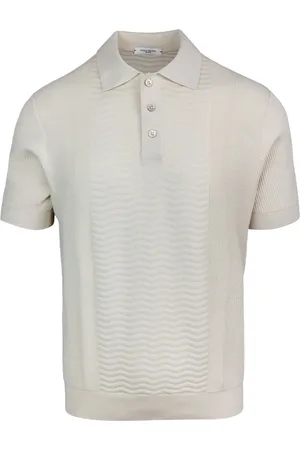 Paolo Pecora Topp, Herr, L, Bomull, Crew Neck T-Shirt Bomullsblandning