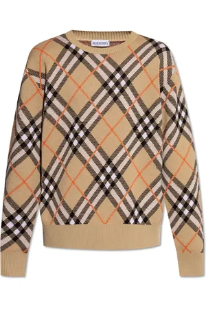 Burberry Stickade tröjor & koftor, Herr, S, Ulltröja